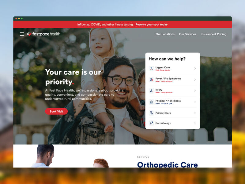Fast Pace Health – Full Site Design & Build