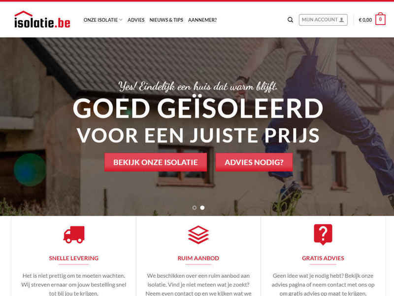 Isolatie.be - webshop