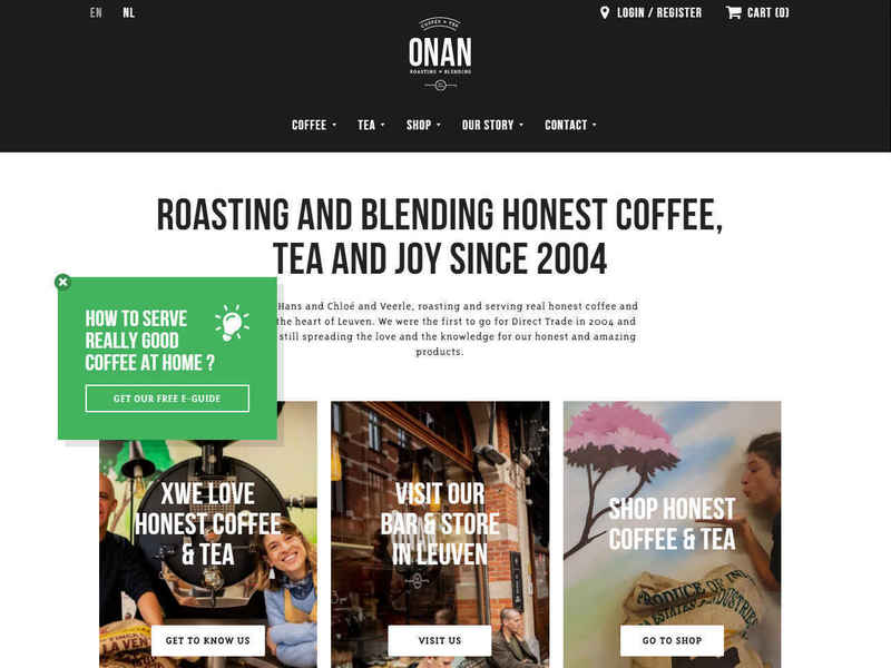 Onan webshop - Full development