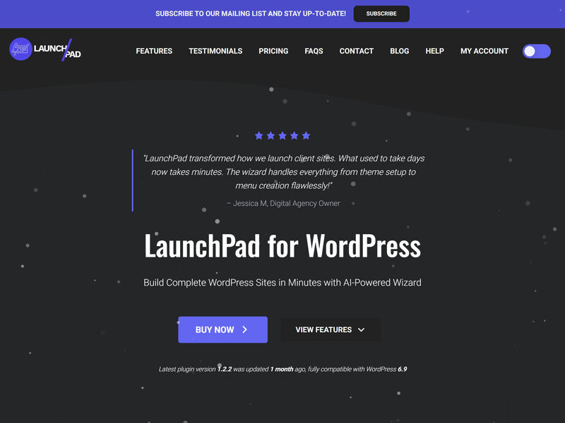 LaunchPad for WordPress