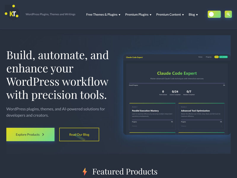 WordPress Plugins, Themes and Writings