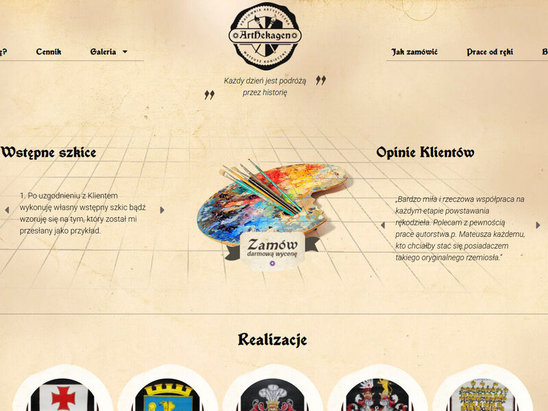 Arthekagen - Coats of arms, family trees - handicraft