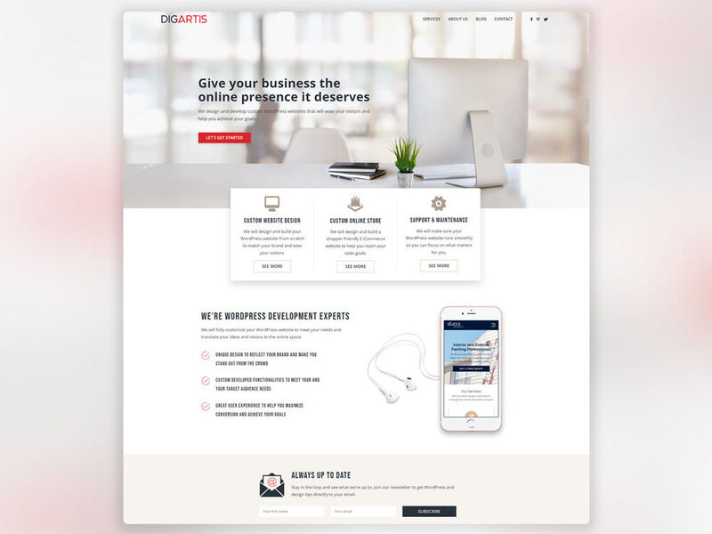 Digartis Agency Website