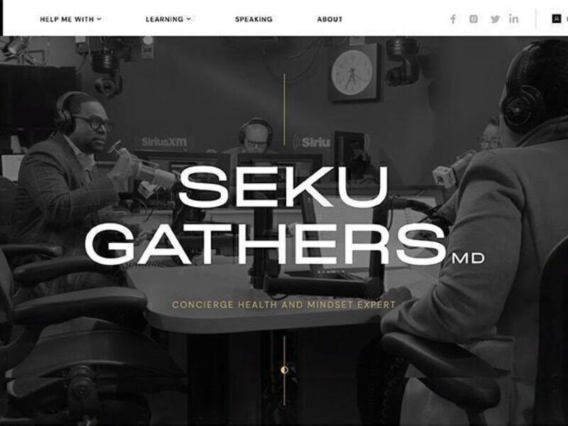 Website development for a NYC based Health and Mindset Expert