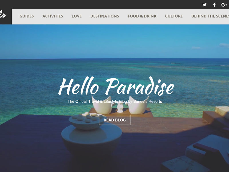 Sandals Resorts Blog