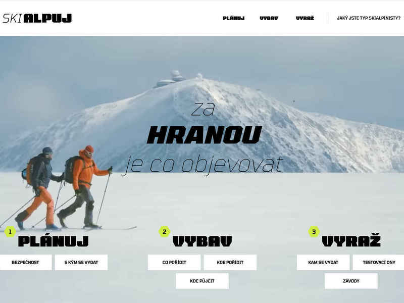 Skialpuj website