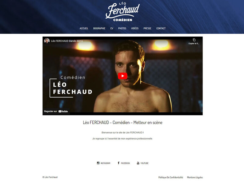 Léo FERCHAUD : Actor & Director