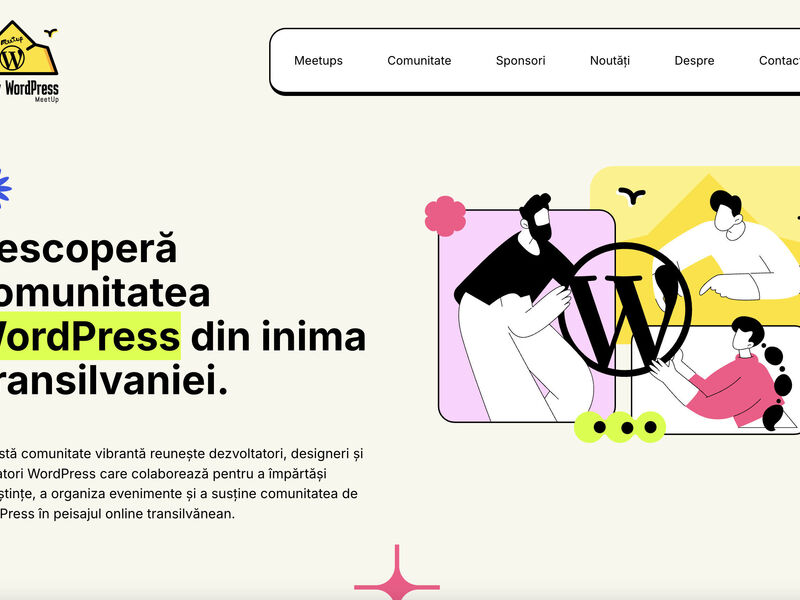 WordPress Brasov Meetup - Event Website