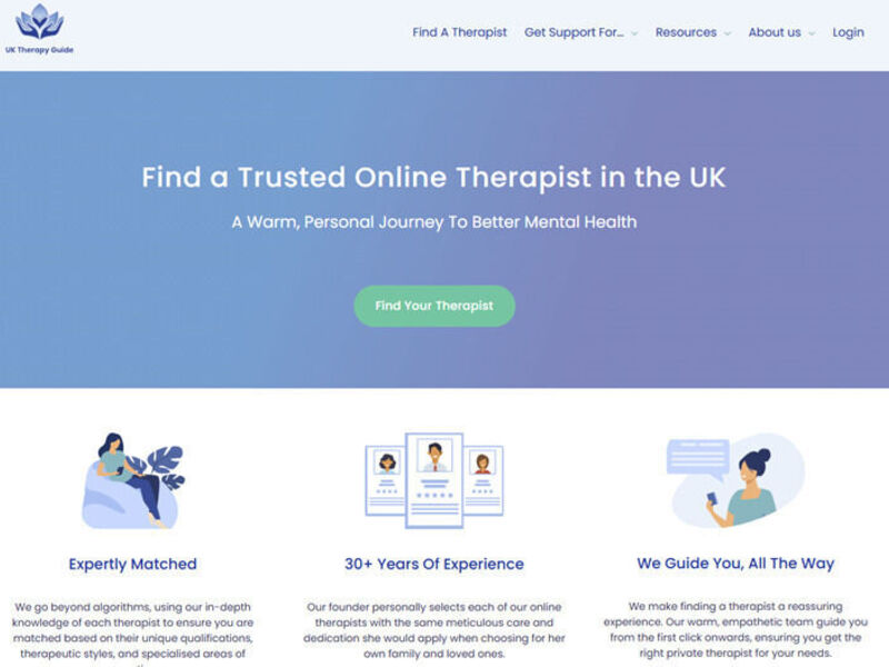UK Therapy Guide - Therapists Directory and Booking Platform
