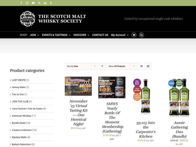 Ongoing eCommerce Maintenance & Optimization - SMWS Australia