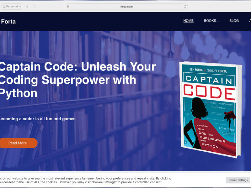 Ben Forta Author Portfolio Website