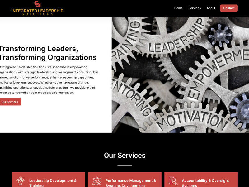 Integrated Leadership Solution – Website Redesign