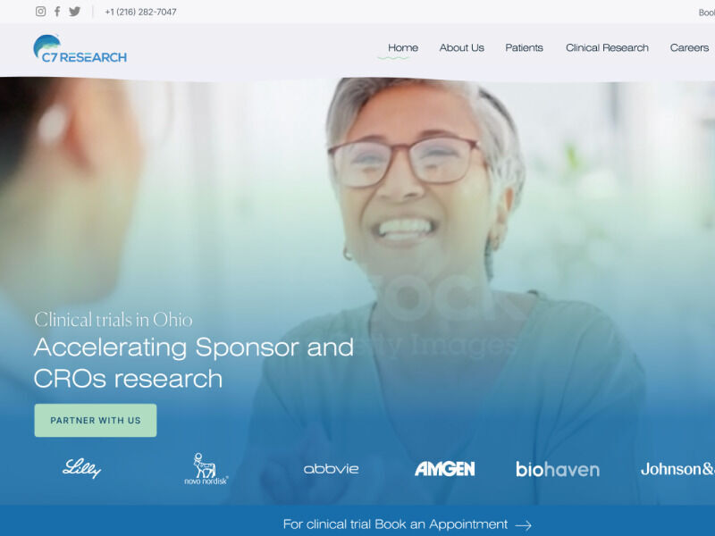 C7 Research - Medical Website Design + Elementor Integration