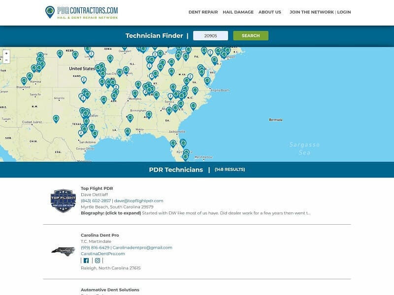 Paint and Dent Repair Contractors Membership-based Directory