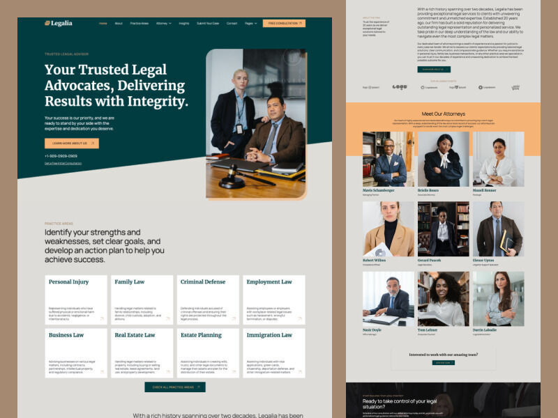 Jurid - Law Firm Website