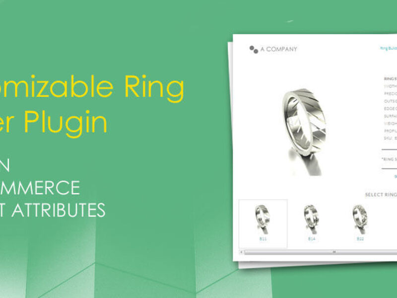 Customizable Ring Builder Plugin based on WooCommerce Product