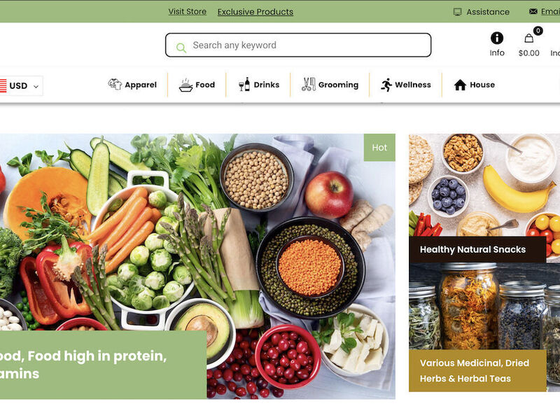 An ECB-assisted eCommerce Site Development Project (Skeletal).
