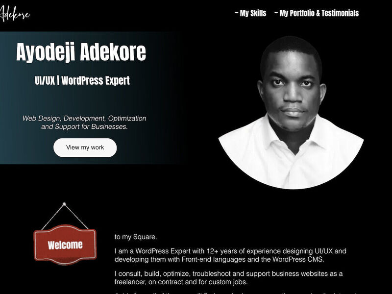 Visit my Portfolio Website