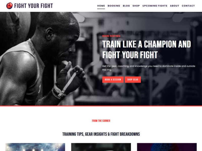 Fight Your Fight | Design & Dev
