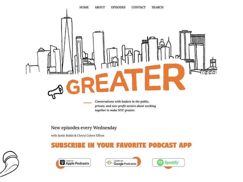 Greater Podcasts website and admin setup