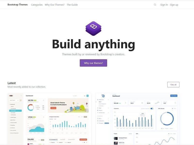 Official Bootstrap Theme Marketplace