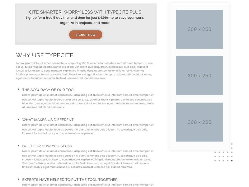 Academic Citing Platform