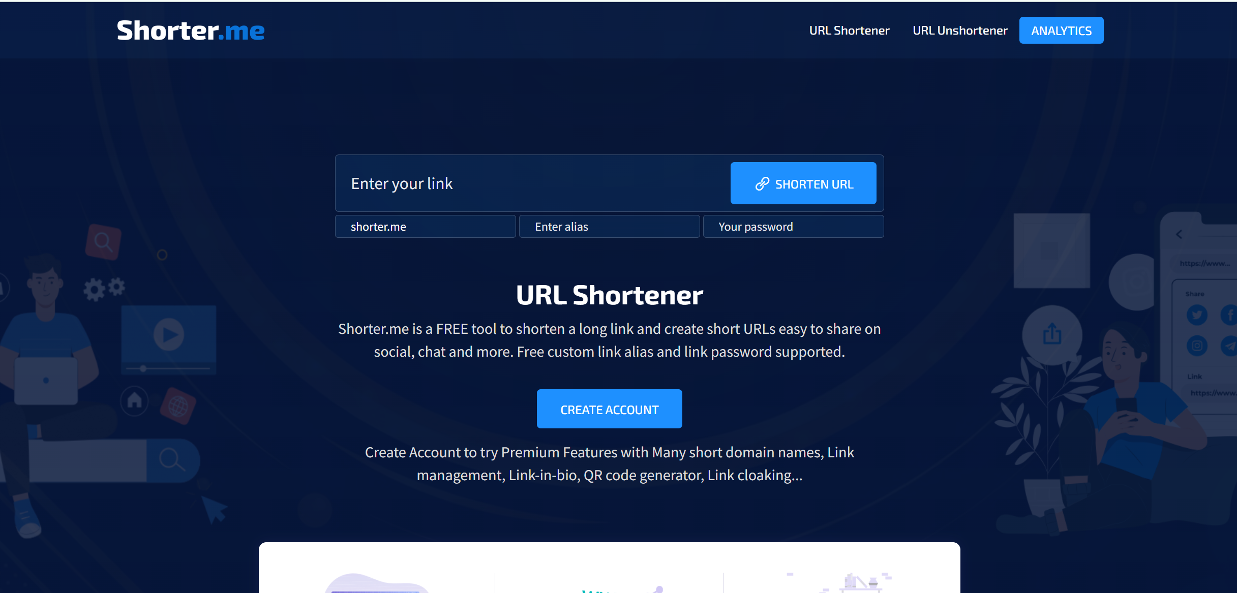 Shorter.me URL Shortener