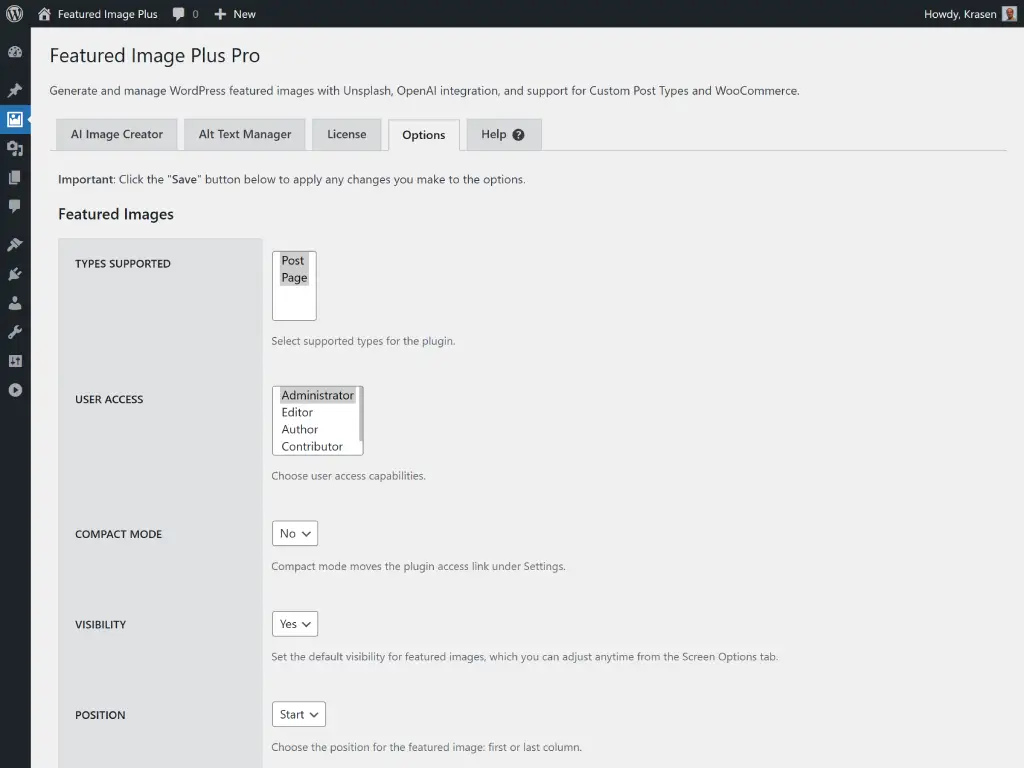 Feature Screenshot Image