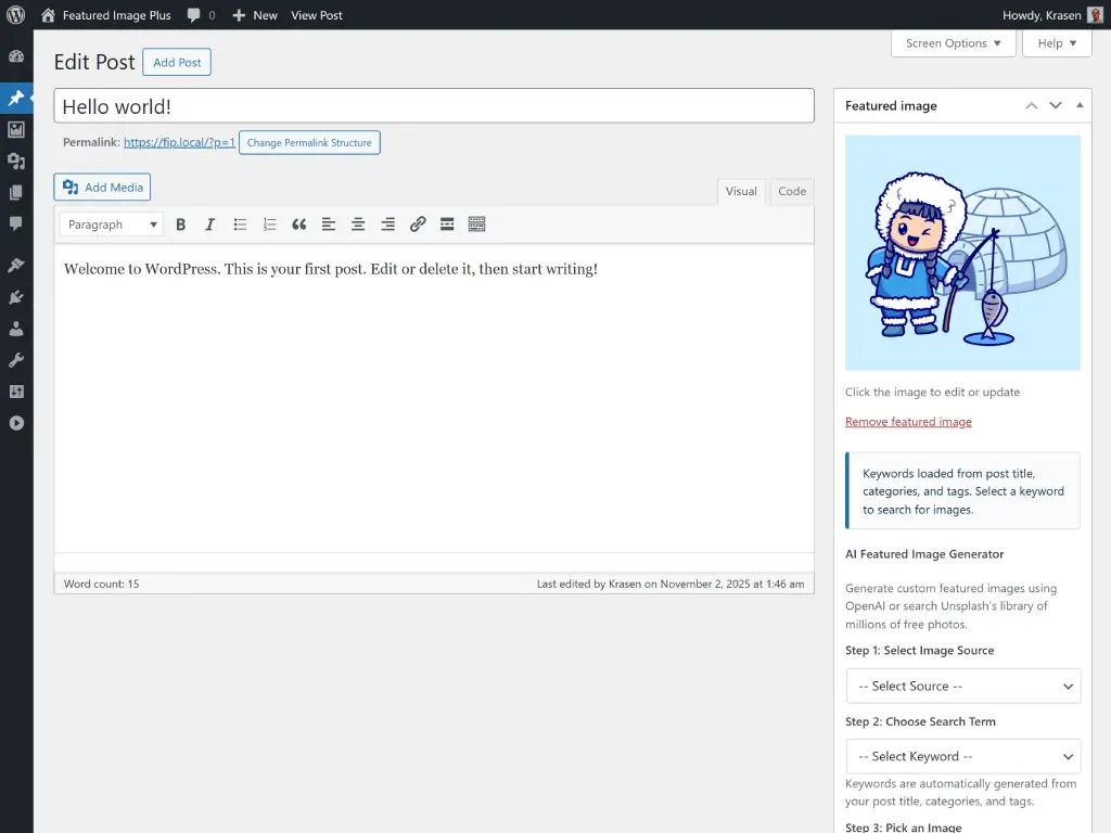 Feature Screenshot Image