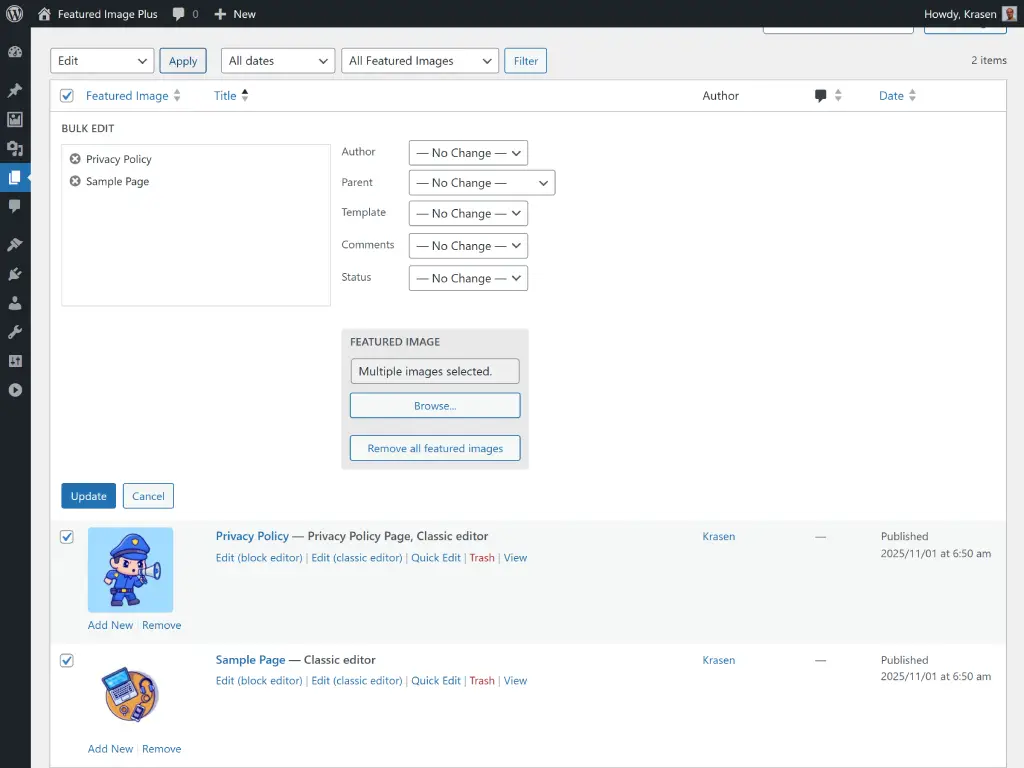 Feature Screenshot Image
