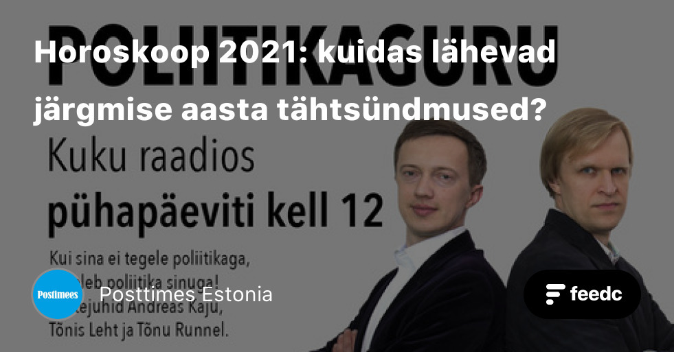 Horoskoop 2021: kuidas lähevad järgmise aasta tähtsündmused? - Feedc