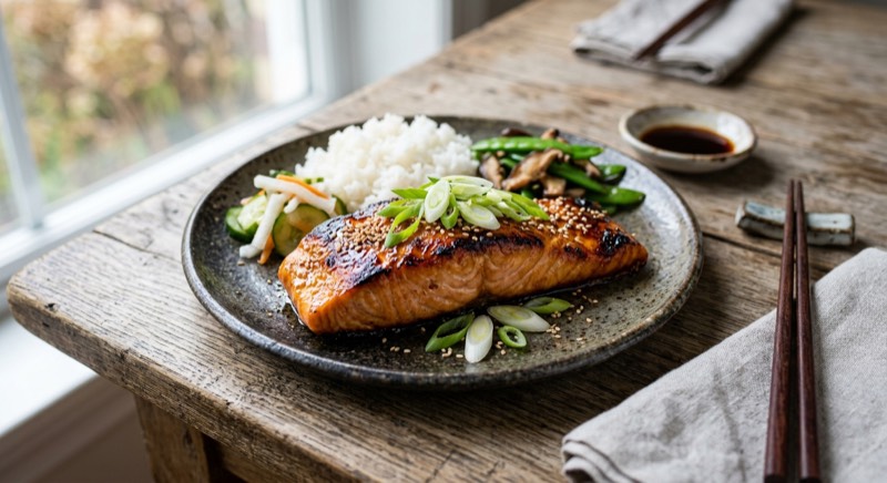 Miso-Glazed Salmon