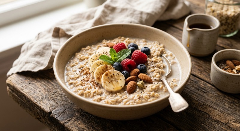 Chai Spiced Overnight Oats