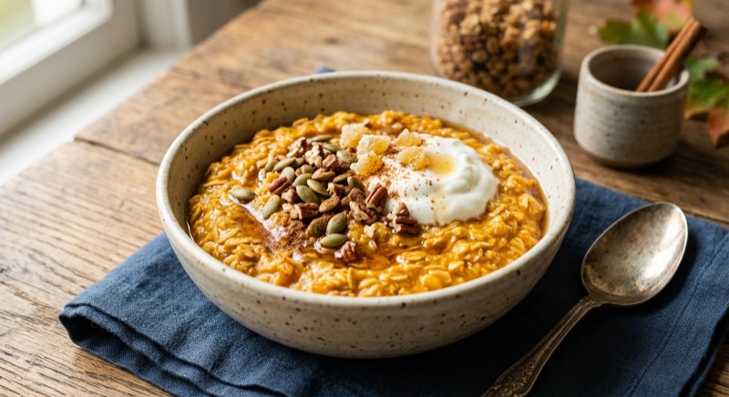 Pumpkin Spice Overnight Oats