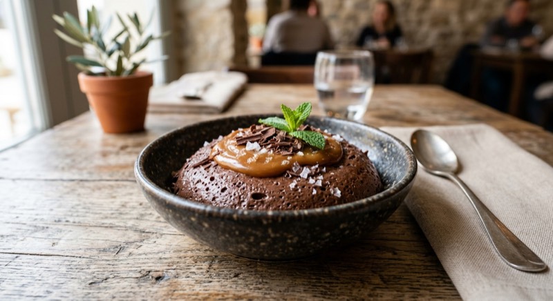 Salted Caramel Chocolate Mousse