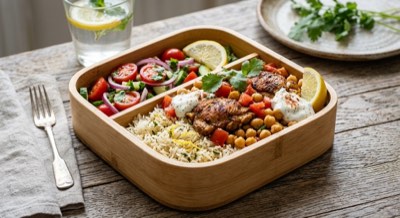 Chicken & Chickpea Moroccan Bowl