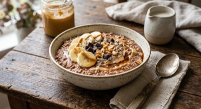 Peanut Butter Chocolate Overnight Oats