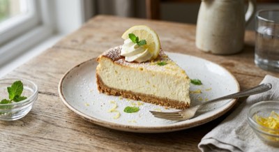 Ricotta and Lemon Cheesecake