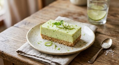 Coconut Lime Fridge Slice