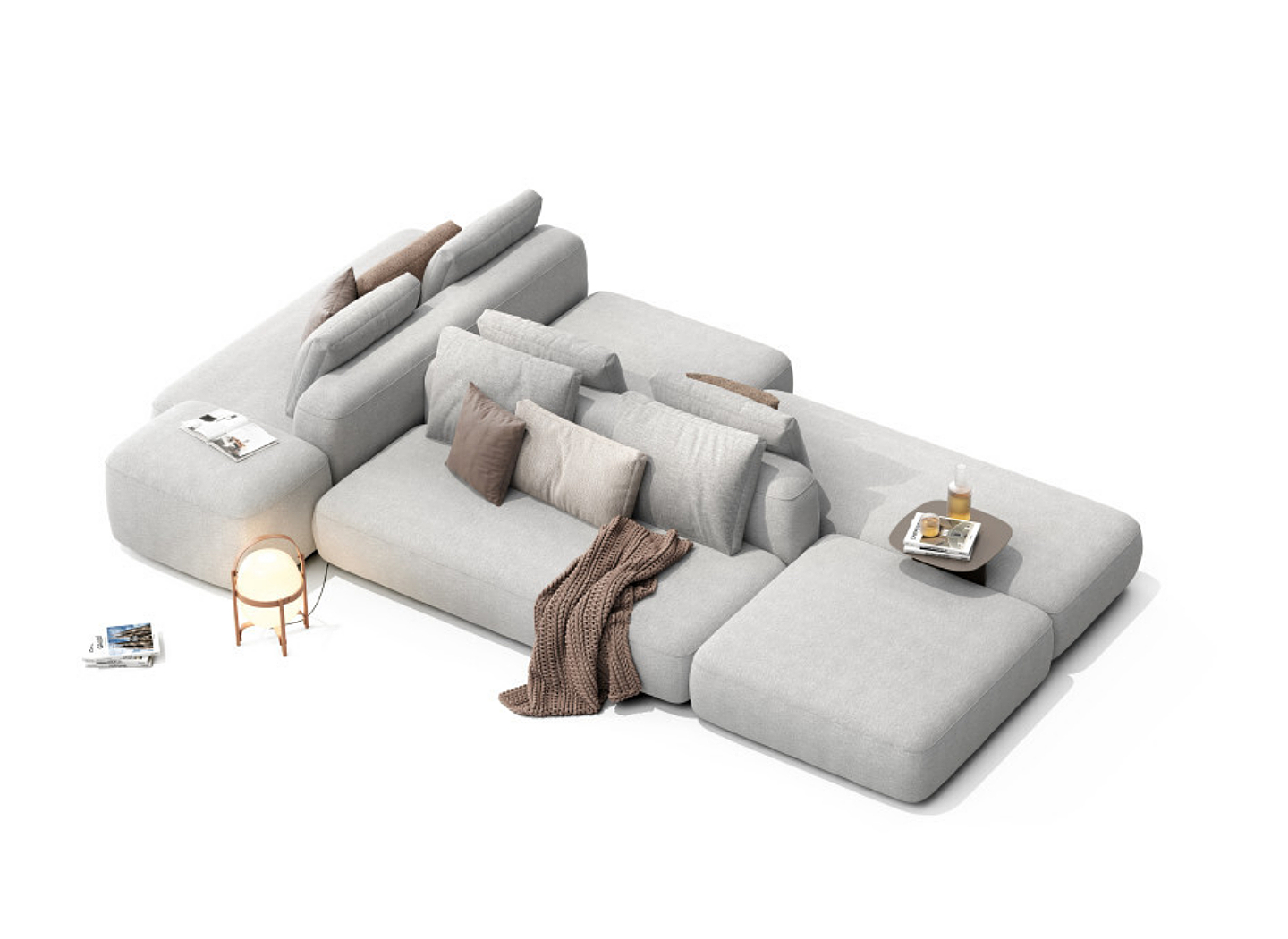 Indera bold modulaire gezellige zithoek