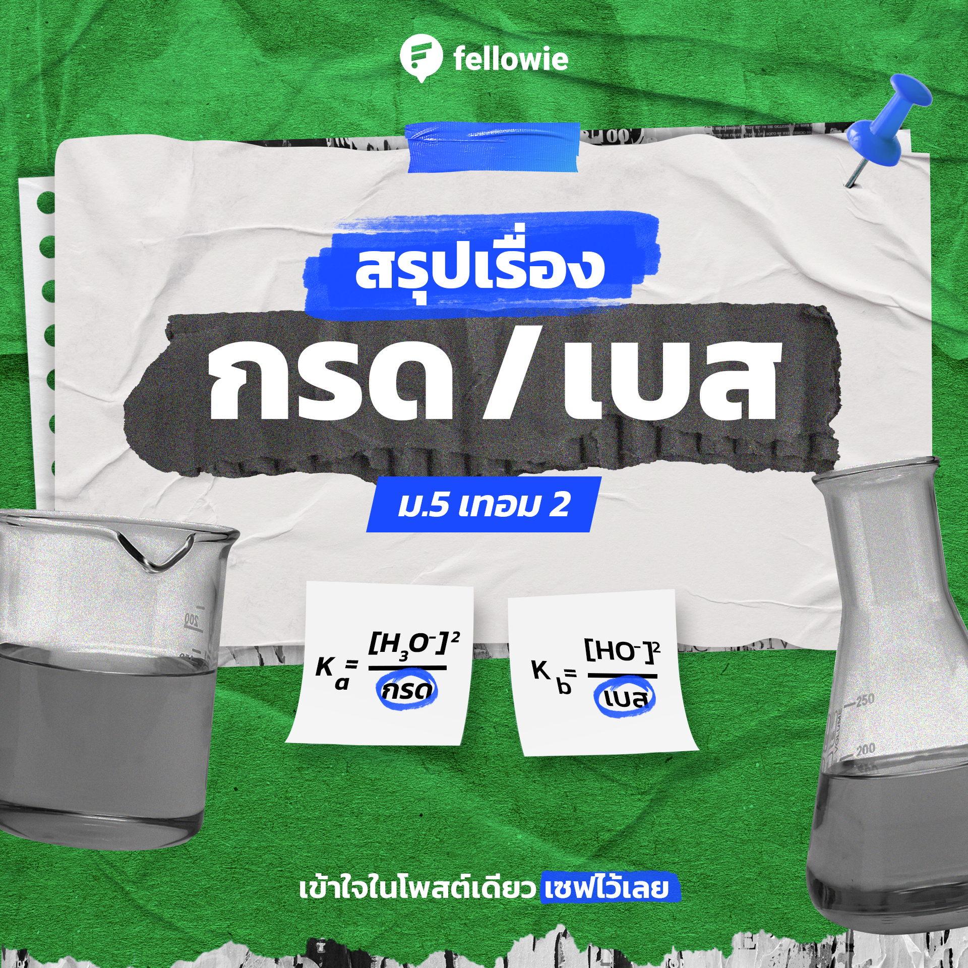 สรุปเนื้อหากรด-เบส ม.5 เทอม 2