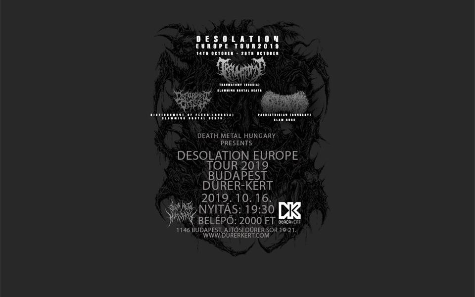 Desolation Europe Tour 2019