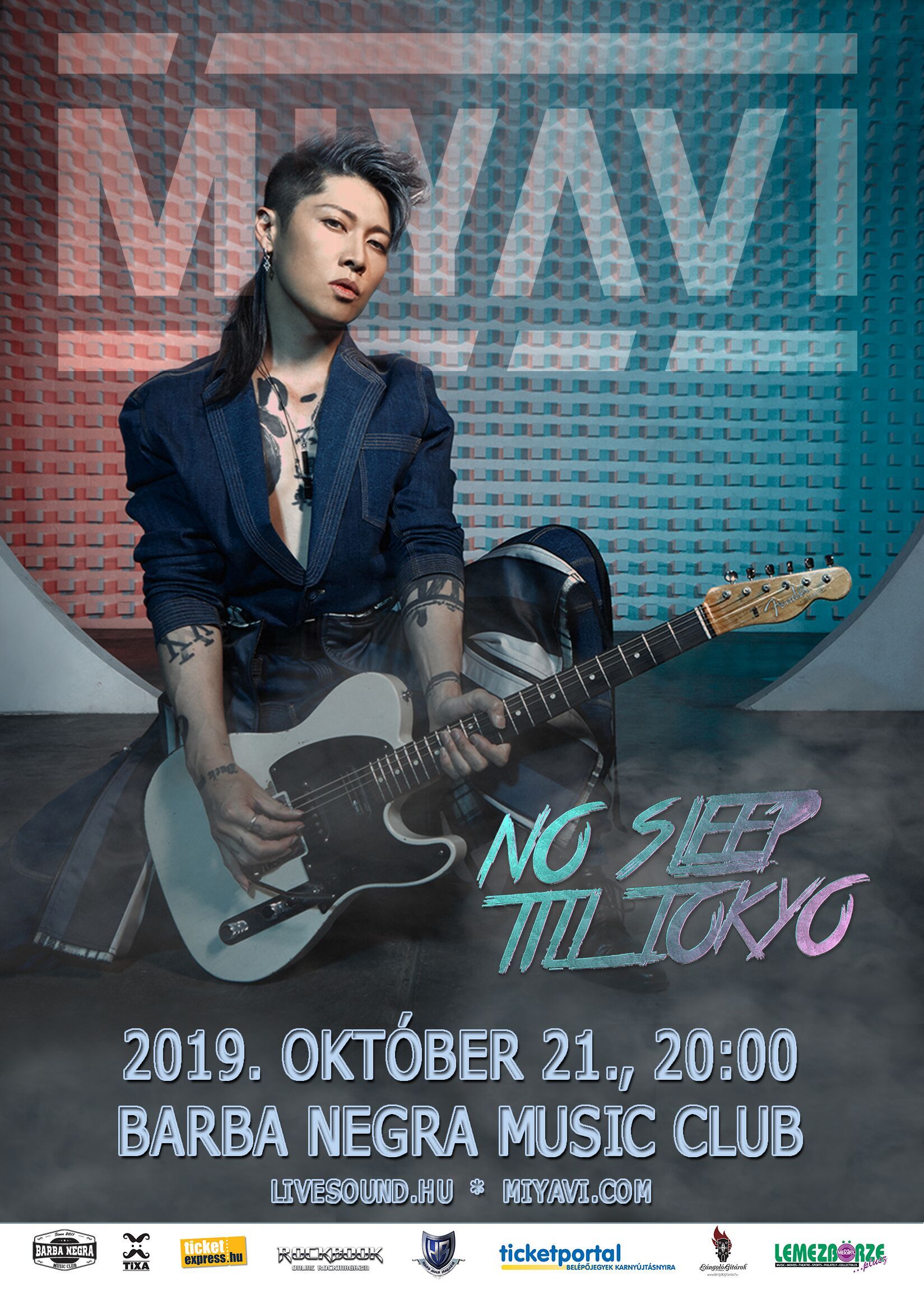 Miyavi - No Sleep Till Tokyo Tour 2019