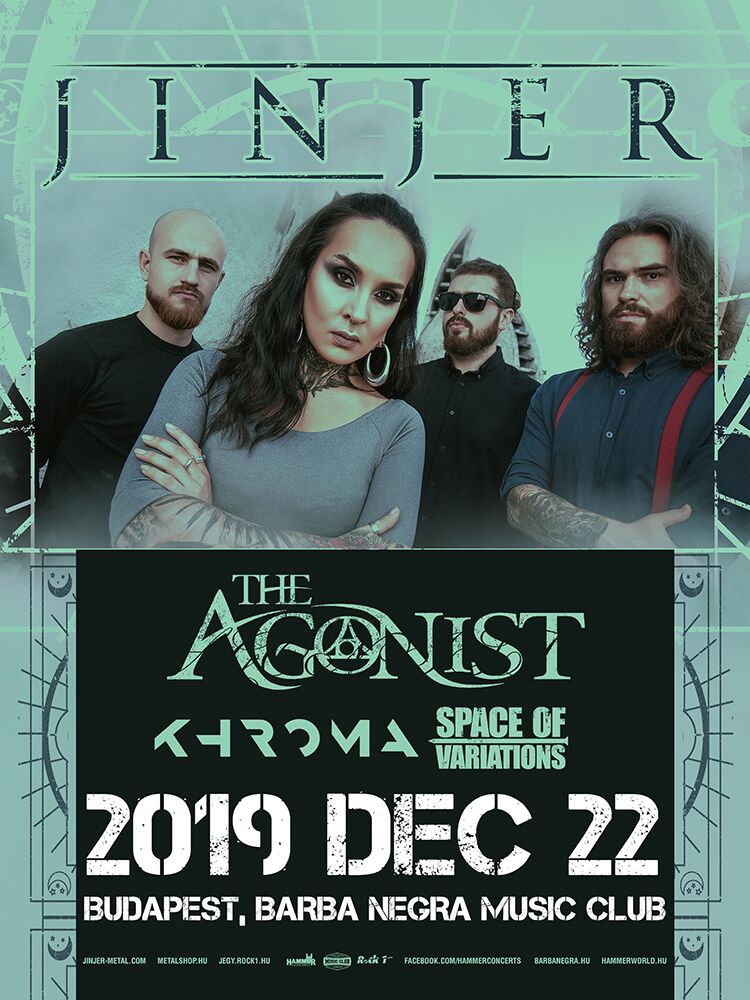 Jinjer, The Agonist, Khroma, Space of Variations