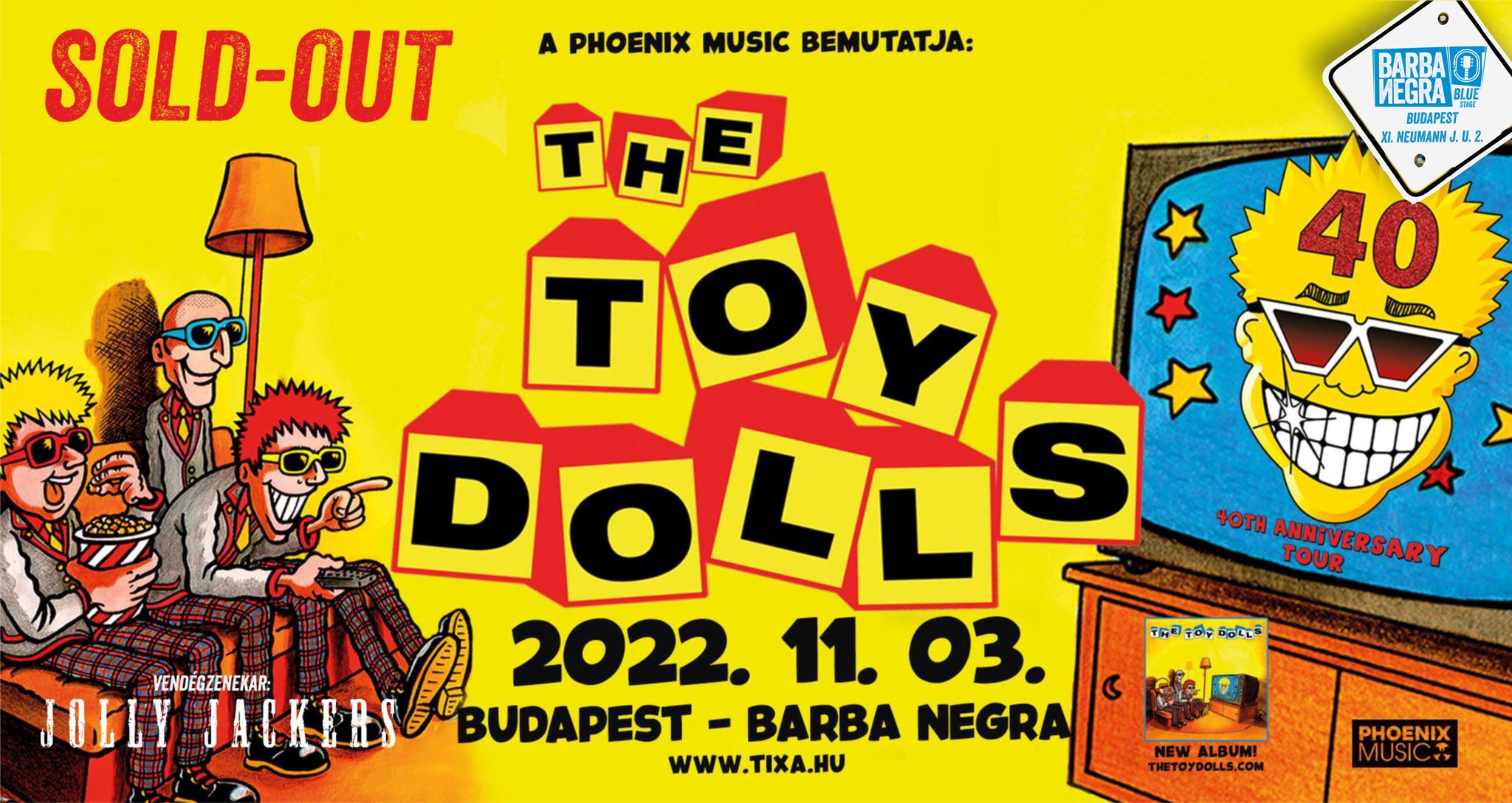 The Toy Dolls - 40th Anniversary Tour