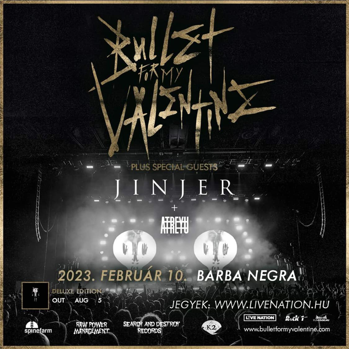 Bullet for My Valentine, Jinjer, Atreyu