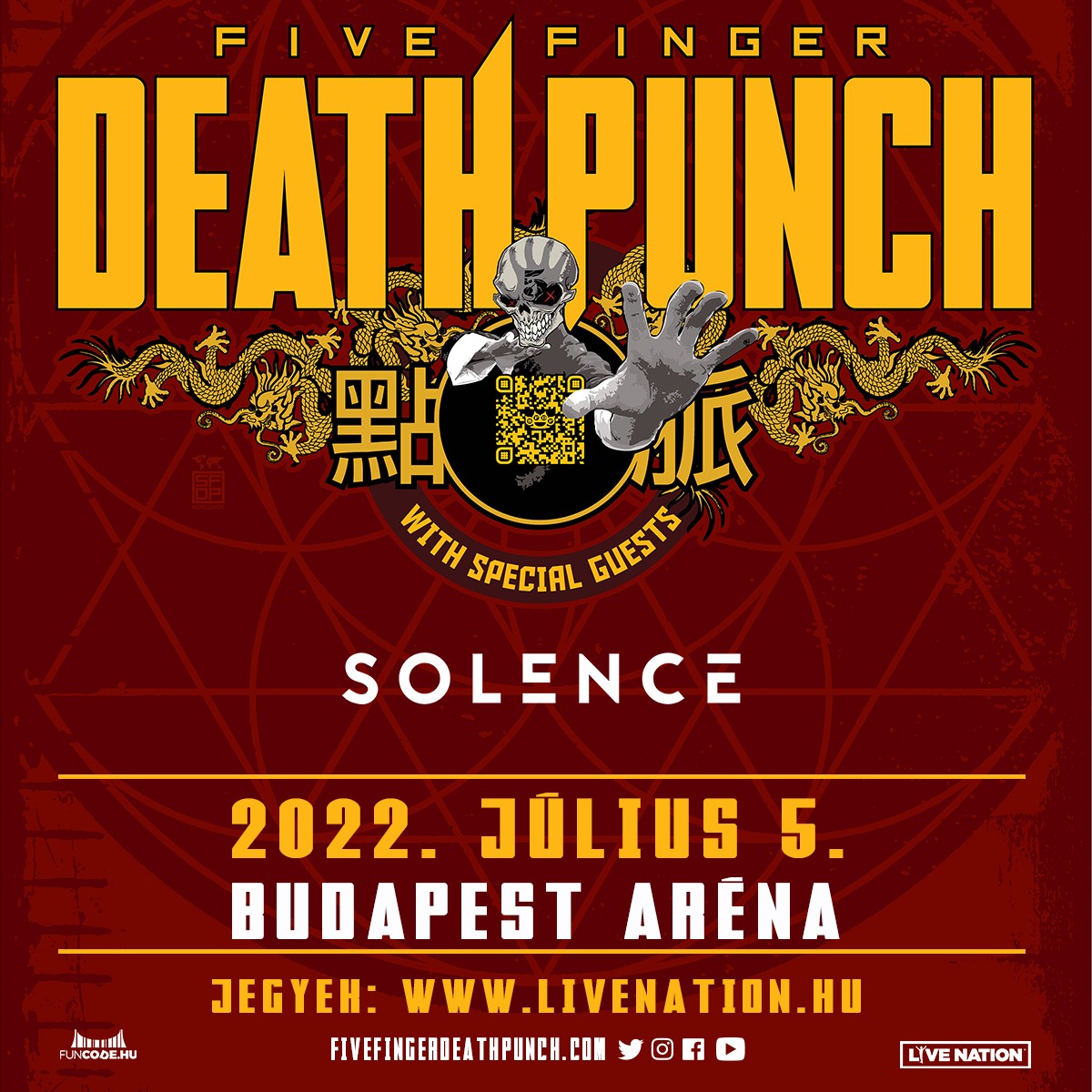 Five Finger Death Punch, Solence,  Ill Niño