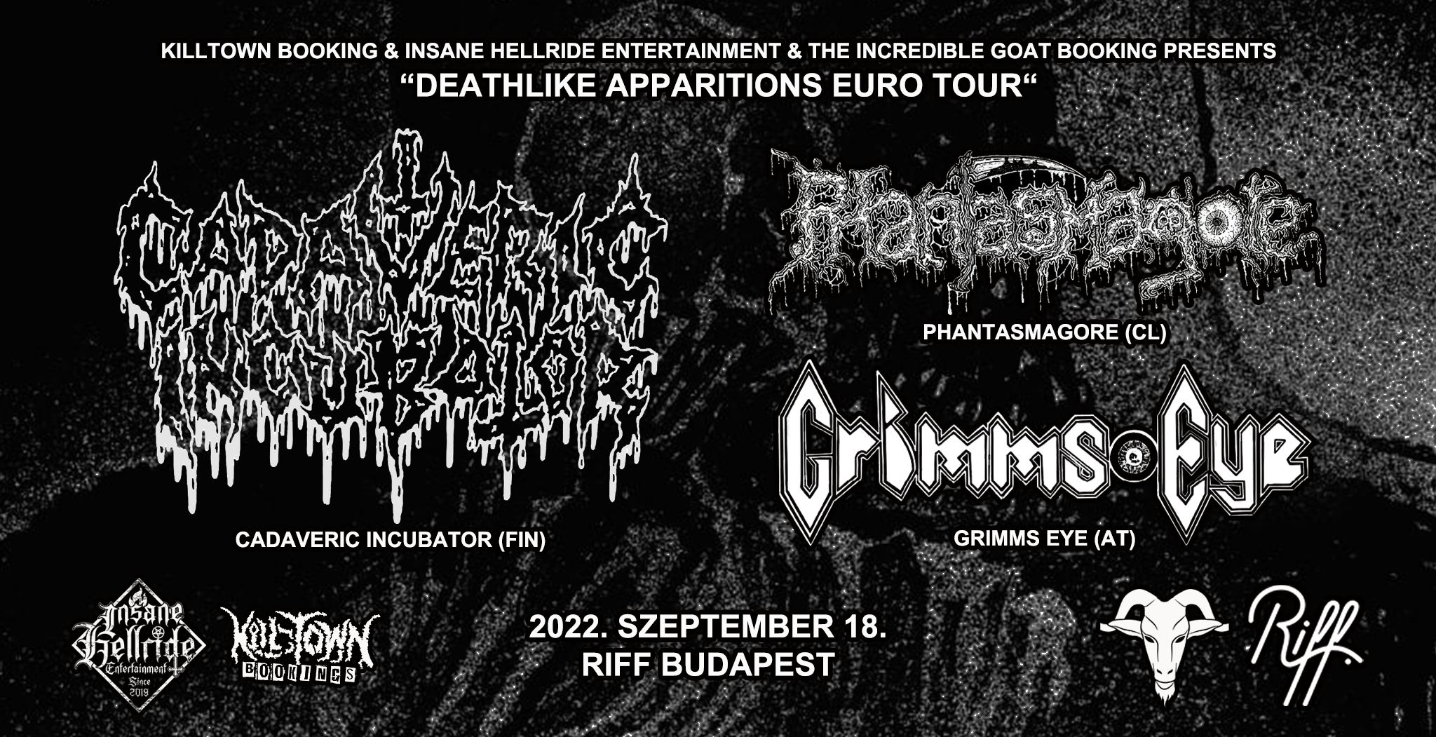 Deathlike Apparitions Euro Tour