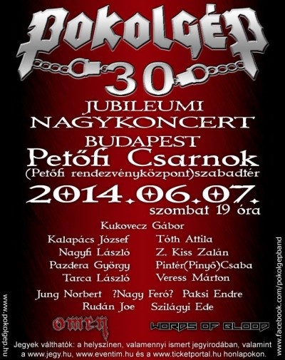 Pokolgép jubileumi nagykoncert  - Reunion