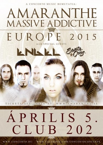 Amaranthe - Massive Addictive Europe 2015